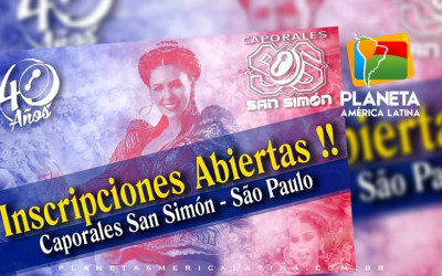 Convocatória para novos postulantes Caporales San Simon Filial São Paulo Brasil 