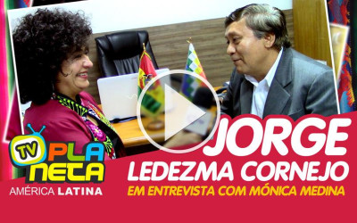 A Comadre Mónica entrevista o Dr. Jorge Ledezma, Cônsul Geral da Bolívia em São Paulo - SP Brasil