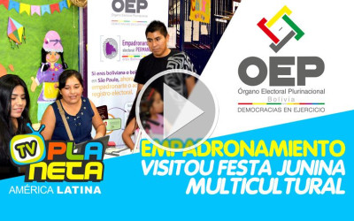 Festa junina multicultural da EMEF Anália Franco, recebe serviços do Órgão Eleitoral Boliviano 