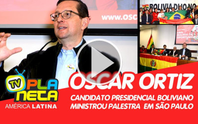 Candidato presidencial Oscar Ortiz, promete mudanças no serviço consular boliviano em São Paulo.