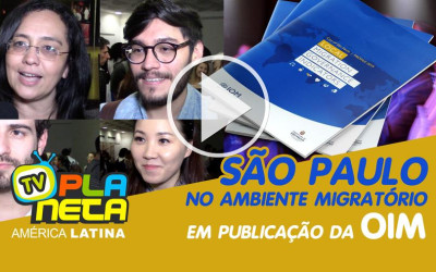 Imigrantes comentam sobre publicação de indicadores (OIM) na gestão migratória em São Paulo