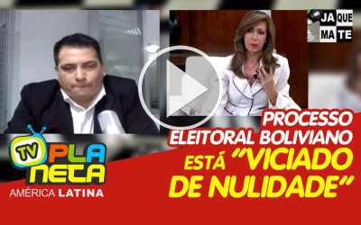 Empresa auditora assinala que o processo eleitoral boliviano está - Viciado de nulidade.