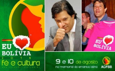 Festa bolivina contará com a presença do prefeito Fernando Haddad