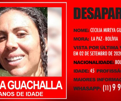 Desaparecida a boliviana CECILIA MIREYA GUACHALLA VELASCO