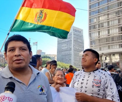 Feirantes Bolivianos Manifestam em São Paulo pela Regularização