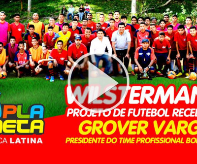 Grover Vargas, presidente do Clube Wilstermann da Bolívia, visitou filial do clube em São Paulo