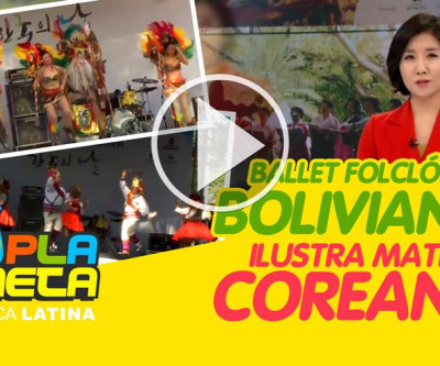 Ballet Folclórico Boliviano ilustra matéria da tv Coreana 