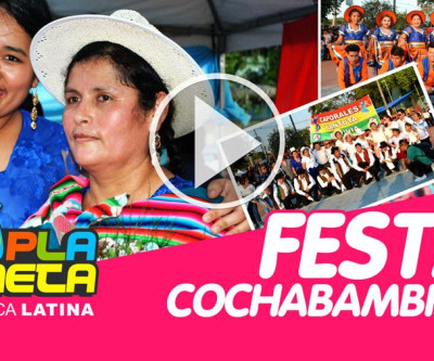 Cochalitas a caráter celebram o dia de Cochabamba em São Paulo