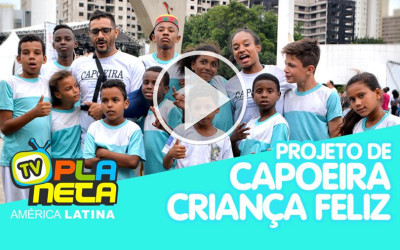 Projeto de Capoeira Criança Feliz no dia da Consciência Negra no Memorial  