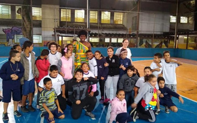 Refugiados visitam Escola Municipal de São Paulo
