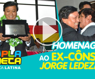 Jorge Ledezma, ex-cônsul boliviano recebe homenagem de despedida em SP 