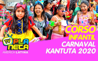 Brilho de cores no Corso Infantil no Carnaval Boliviano em SP 
