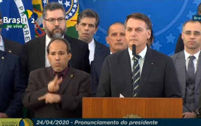 Bolsonaro fala sobre saída de Moro