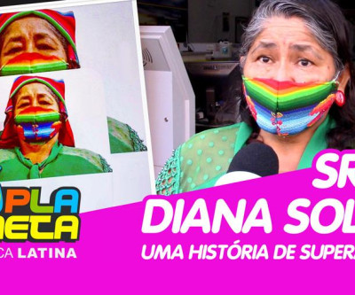 A boliviana Diana Soliz um exemplo de luta pelos seus direitos 