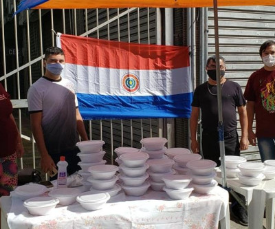 Olla Popular - organizada por imigrantes paraguaios no Bom Retiro