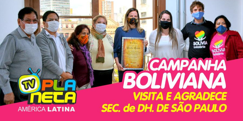 Campanha boliviana agradece solidariedade da Prefeitura de São Paulo durante pandemia do coronavírus