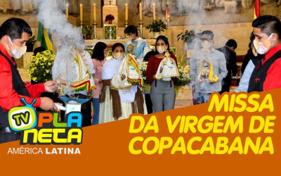 Missa de saúde em devoção às Virgens de Copacabana e Urkupiña