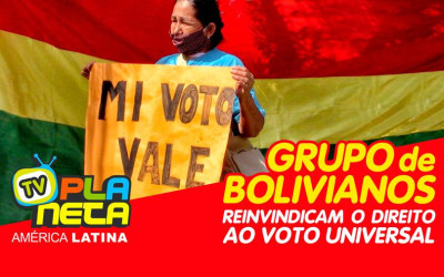 Manifestação de imigrantes bolivianos pede respeito do direito ao voto