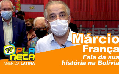 O Candidato Márcio França fala do carinho que tem pela Bolívia