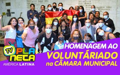 Câmara Municipal homenageou voluntários solidários durante pandemia do COVID-19