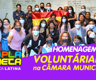 Câmara Municipal homenageou voluntários solidários durante pandemia do COVID-19