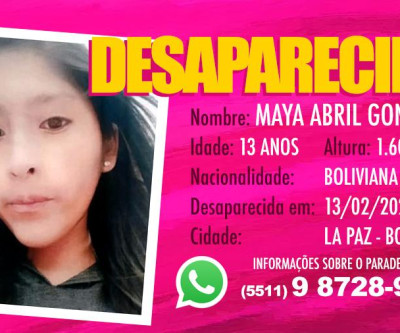 Desaparecida Maya Abril Gonzales