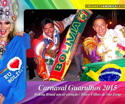 Uma bela lembrança do samba enredo que homenageou a migração boliviana no carnaval 2015 