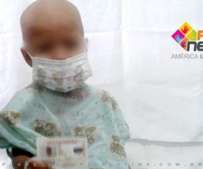 Chegou em SP, criança boliviana que teve o rim retirado por erro médico