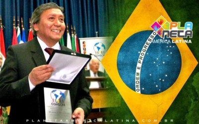 Cônsul geral da Bolívia foi homenageado pelo CONSCRE em SP