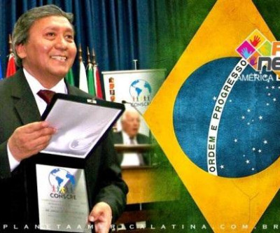 Cônsul geral da Bolívia foi homenageado pelo CONSCRE em SP