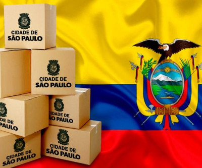 Décima quinta doação de cestas de alimentos para compatriotas equatorianos em SP