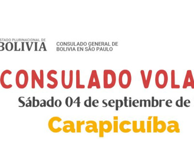 Sábado 4 de setembro consulado boliviano volante em Carapicuíba
