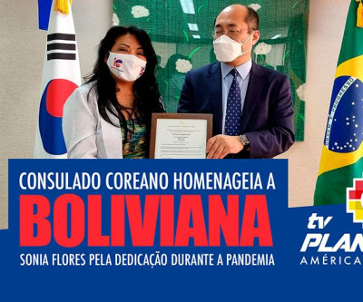 Médica boliviana é homenageada pelo Consulado Geral da República da Coreia em SP