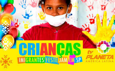 Dia das Crianças dos imigrantes 2021 no Centro do Imigrante no Brás em São Paulo