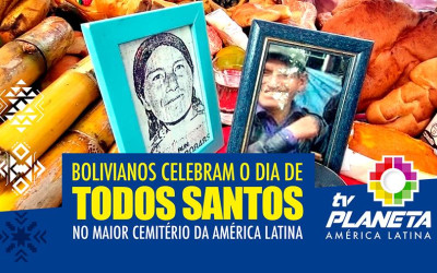 Bolivianos celebram o dia de finados no maior cemitério da América Latina