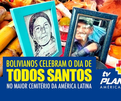 Bolivianos celebram o dia de finados no maior cemitério da América Latina