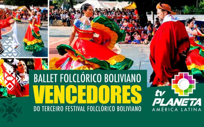 Ballet Boliviano, vencedor do 3º Festival de danças na Praça Kantuta