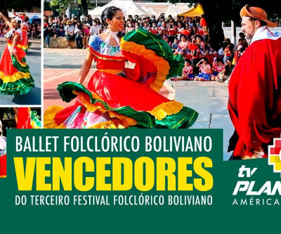 Ballet Boliviano, vencedor do 3º Festival de danças na Praça Kantuta