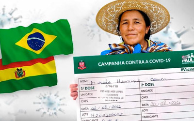 A Bolívia aceitará carteirinhas de vacinação emitidas no exterior no formato digital ou físico