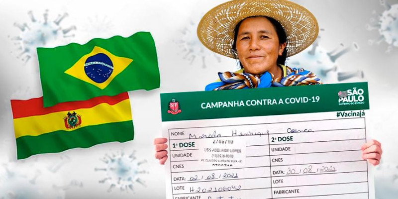 A Bolívia aceitará carteirinhas de vacinação emitidas no exterior no formato digital ou físico