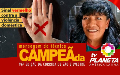 Técnica campeã da São Silvestre 2021 incentiva denunciar a violência contra mulheres