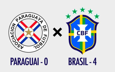 Brasil goleia Paraguai por 4 x 0 pelas eliminatórias