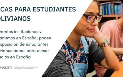 Bolsas integrais na Espanha, para estudantes bolivianos
