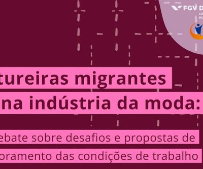 Lançamento da CARTILHA: Costureiras migrantes na indústria da moda