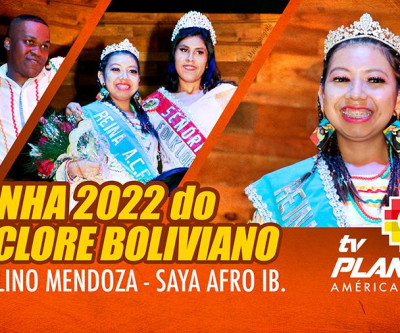 Kelly Mendoza representante da Saya Afro Boliviana, conquistou a coroa de Rainha do Folclore Boliviano 2022