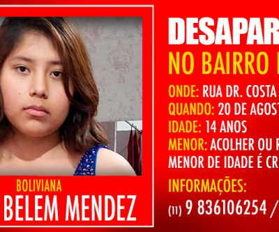 URGENTE: Desaparecida a menor Maria Belem Mendez
