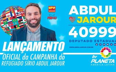 Aconteceu o lançamento da Campanha ABDUL JAROUR para Deputado Estadual por São Paulo