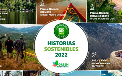 Peru se destaca com 9 destinos no Top 100 Sustainable Stories of the World