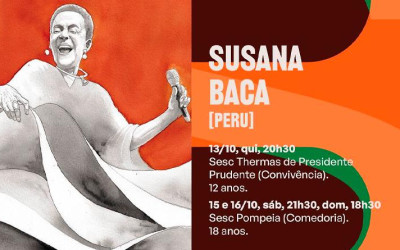 Eminência da Música Afro Peruana: Susana Baca em São Paulo 