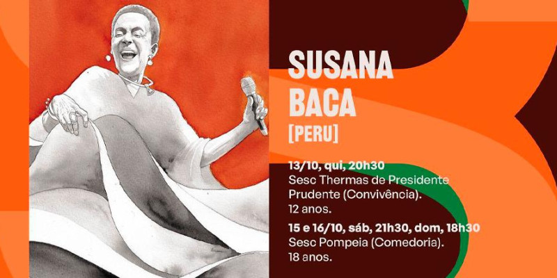 Eminência da Música Afro Peruana: Susana Baca em São Paulo 
